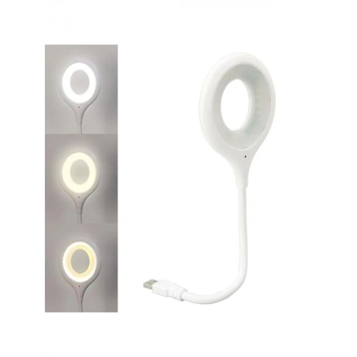Sesle Kontrol Aktif LED Kitap Okuma Işığı, 20 LED