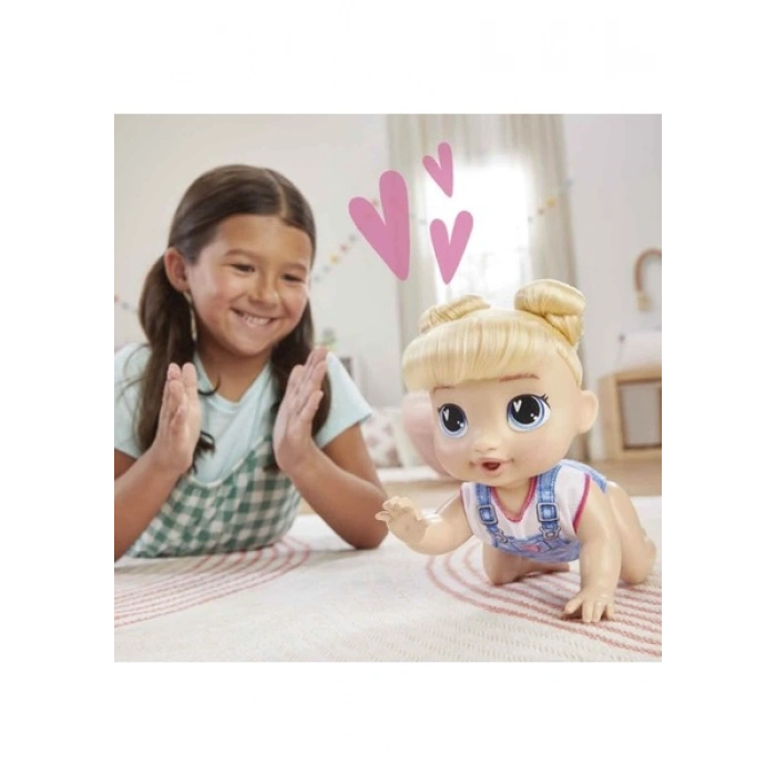 Sesli Baby Alive Emekleyen Bebeğim Harper