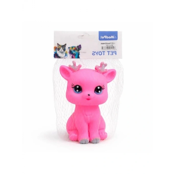 Sesli Çiğneme Oyuncağı, Dayanıklı Kauçuk, Pembe