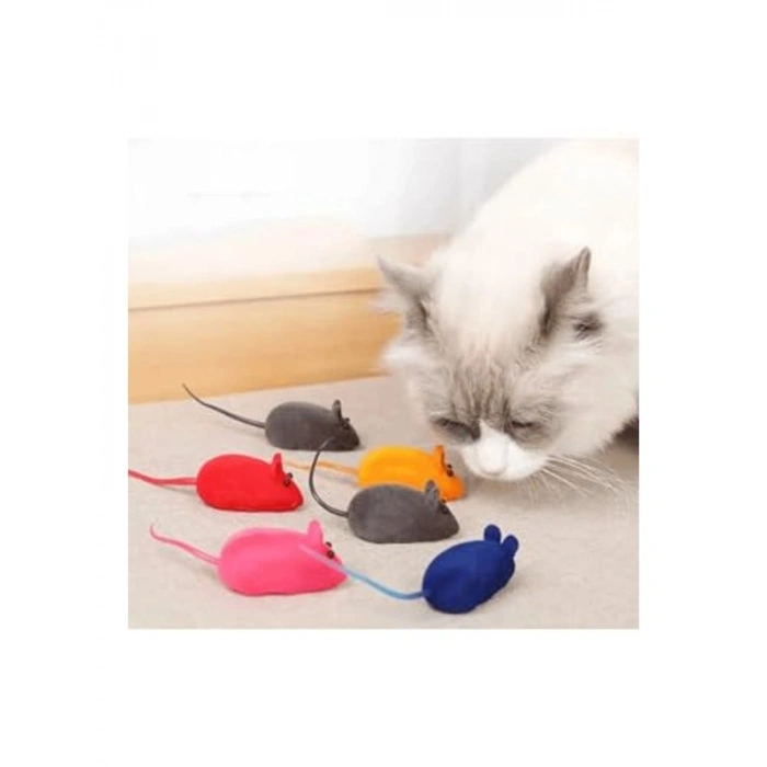 Sesli Fare Kedi Oyuncağı, 4lü Set, Zeka Oyunu
