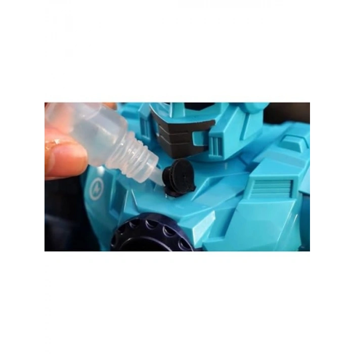 Sesli Işıklı Müzikli Buhar Çıkartan Robot, 34 cm