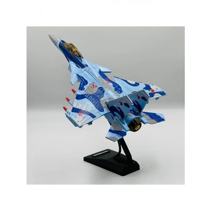 Sesli Işıklı Savaş Uçağı Modeli, Metal Kasa ile Eğlenceli Oyun