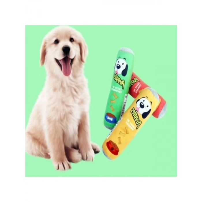 Sesli Köpek Oyuncağı, 30 cm Uzunluk, Dayanıklı ve Eğlenceli