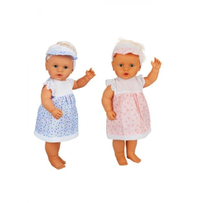 Sesli Lila Saçlı Bebek - 60 cm Uzunluk