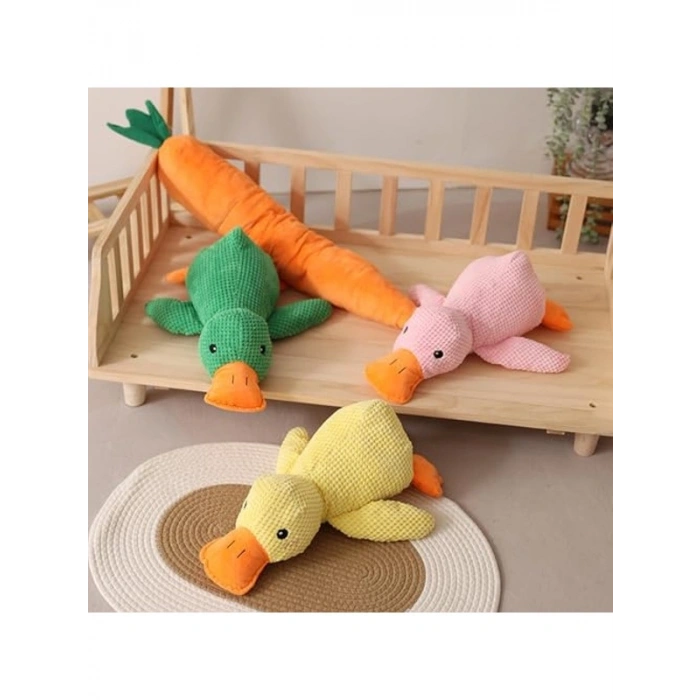 Sesli Peluş Köpek Oyuncağı, 45 cm, Diş Temizleyici