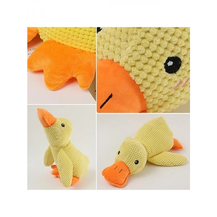 Sesli Peluş Köpek Oyuncağı, 45 cm, Diş Temizleyici