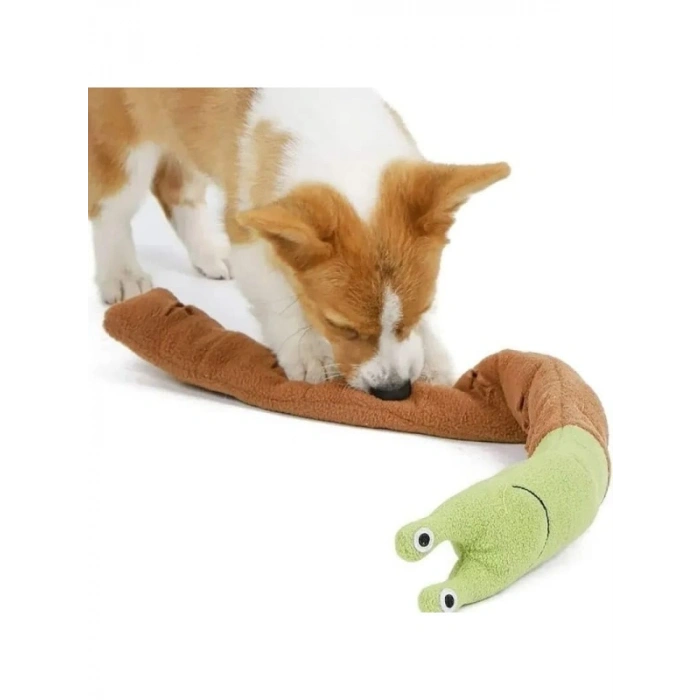 Sesli Salyangoz Peluş Köpek Oyuncağı