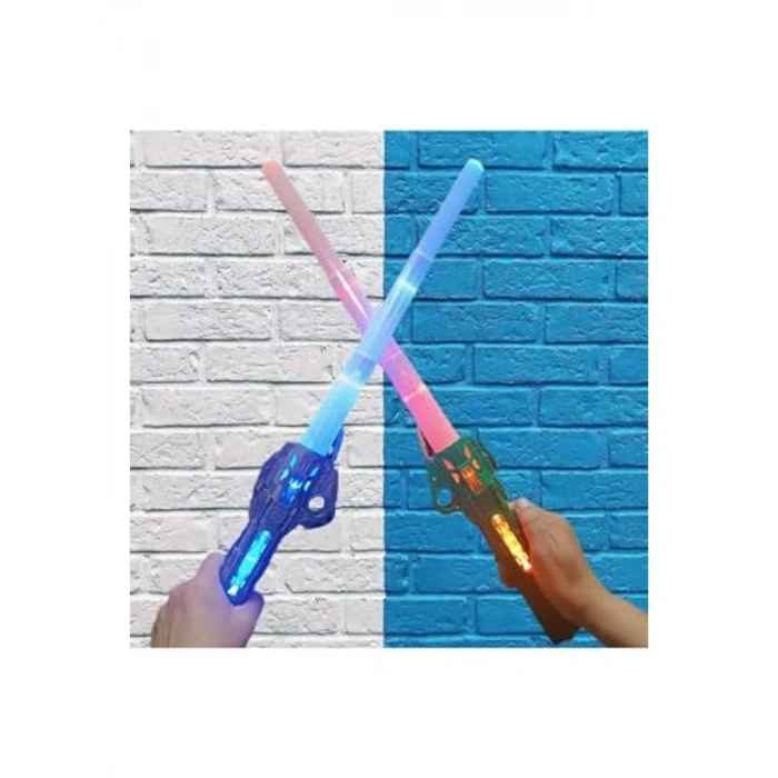 Sesli Samuray Kılıcı, 60 cm Mavi Işıklı Oyuncak