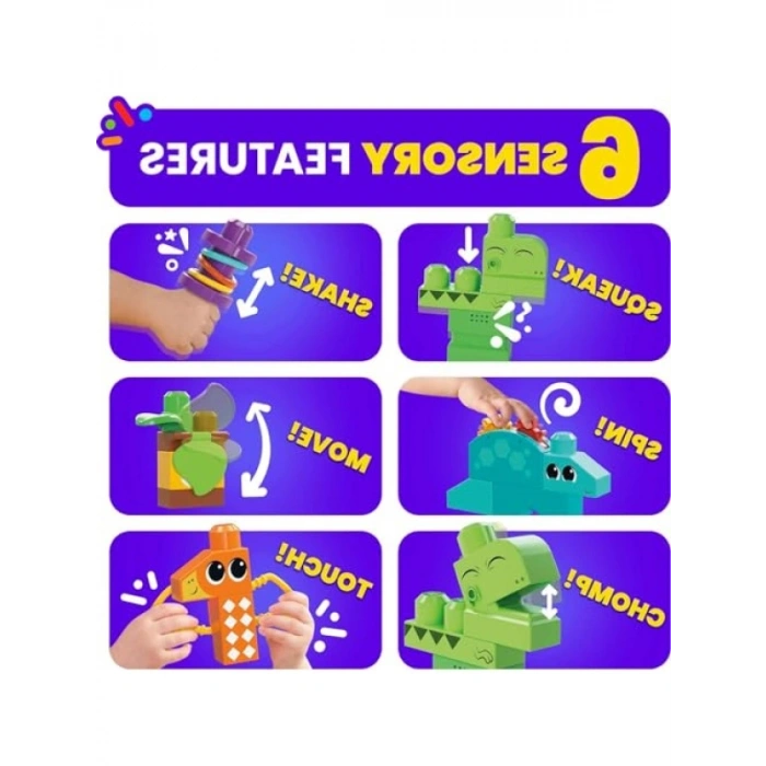 Sesli ve Hareketli Dinozor Yapı Seti