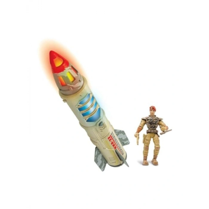 Sesli ve Işıklı Askeri Oyun Seti - Roket Temalı