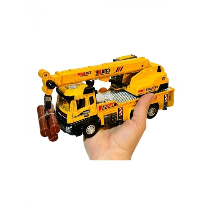Sesli ve Işıklı Metal Çek Bırak İnşaat Araçları - 1:28 Ölçek