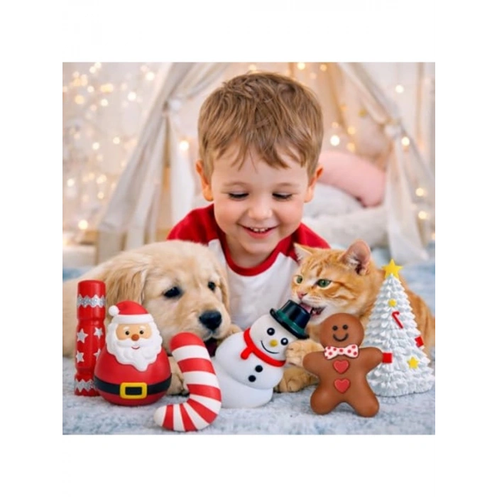 Sesli Yılbaşı Baston Şeker Oyuncağı - Eğlenceli ve Dayanıklı