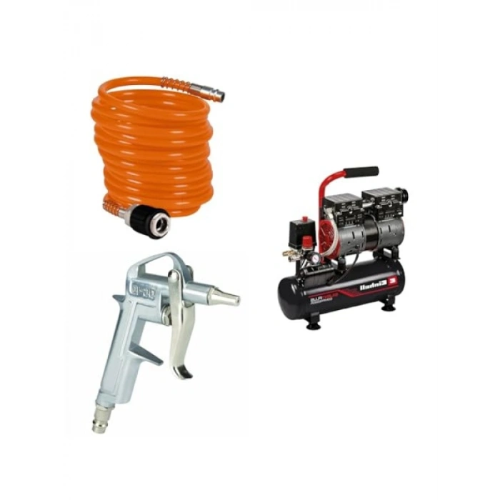 Sessiz Hava Kompresörü, 110/6 Silent Plus ve 4 m Hortum