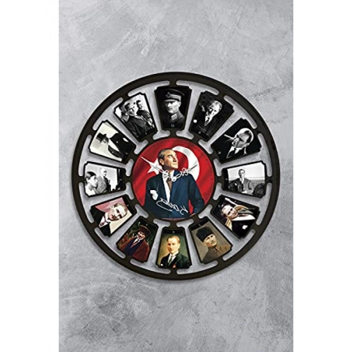 Sessiz Mekanizmalı Duvar Saati - 36 cm