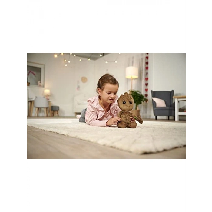 Sevimli 25 cm Peluş Figür - Marvel Floppy Young Groot