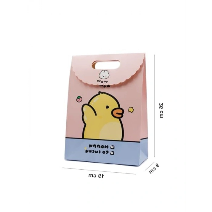 Sevimli Figürlü Zarf Modeli - Hediye Kutusu, 19x26 cm