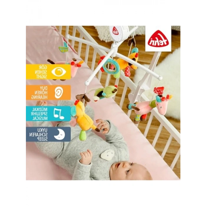 Sevimli Hayvan Temalı Müzik Kutusu - Bebekler İçin Rahatlatıcı Uyku Yardımı