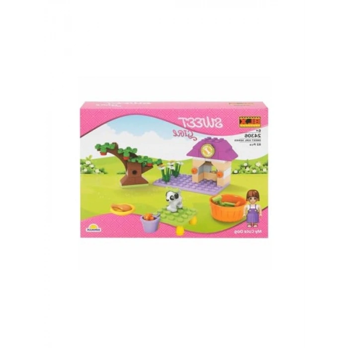 Sevimli Köpek Temalı Eğitim Seti, 1 Figür ve 82 Parça