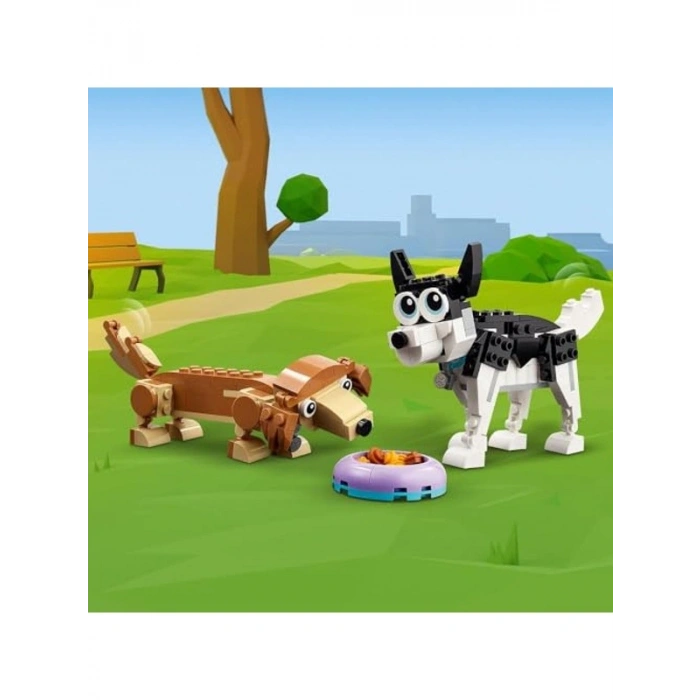 Sevimli Köpekler Temalı Yaratıcı Oyuncak Yapım Seti (475 Parça)