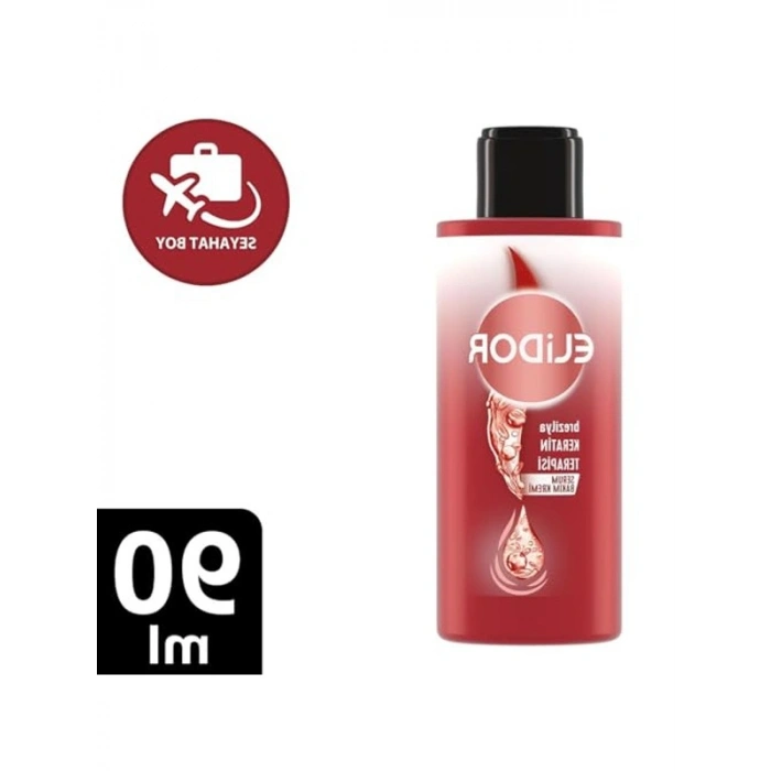 Seyahat boyu 90 ml saç bakım kremi, Brezilya keratin etkili