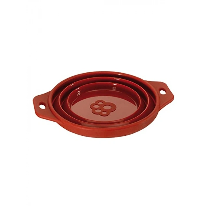 Seyahat İçin Pratik Silikon Mama Kabı, 0.5 L