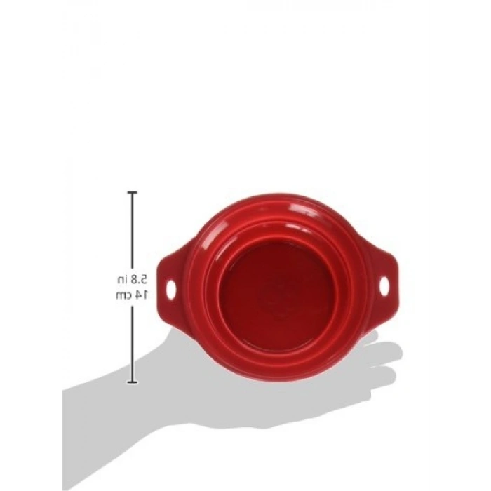 Seyahat İçin Pratik Silikon Mama Kabı, 0.5 L