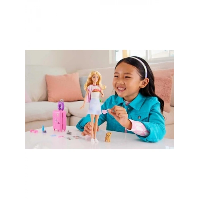 Seyahat Seti - Barbie Bebek ve Aksesuarları ile Macera