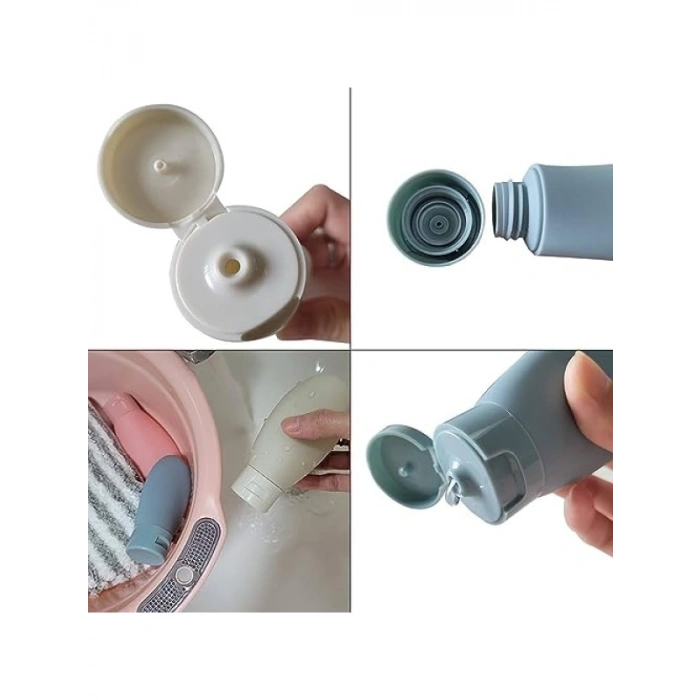 Seyahat Tipi 3lü Doldurulabilir Şişe Seti