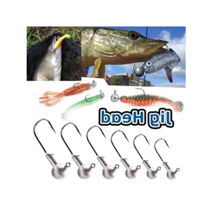 S.F. Jig Head Set - 60 Adet - 1g, 2g, 4g, 7g, 10g, 12g, 15g