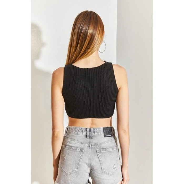 Shade Crop Triko Bluz