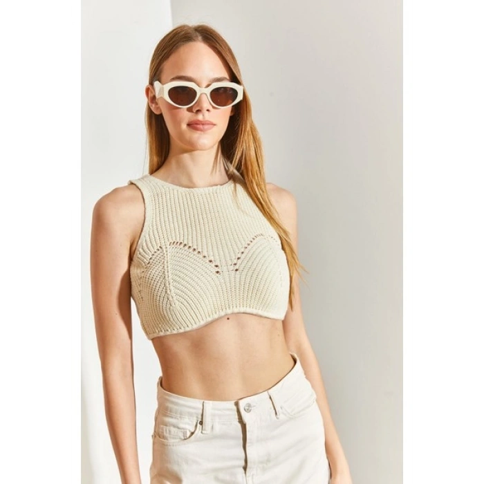 Shade Crop Triko Bluz