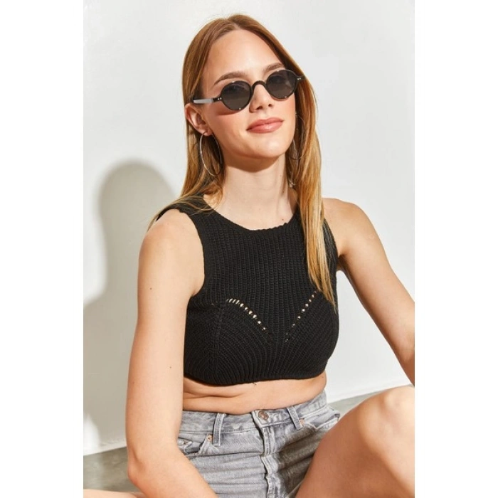 Shade Crop Triko Bluz