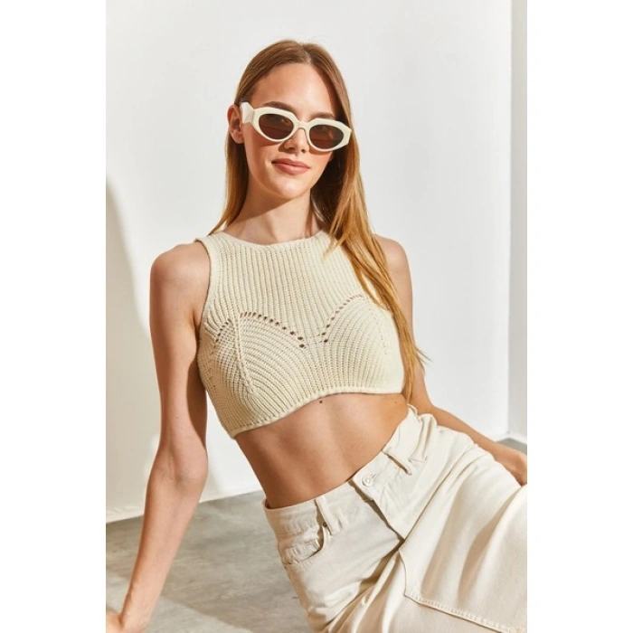 Shade Crop Triko Bluz