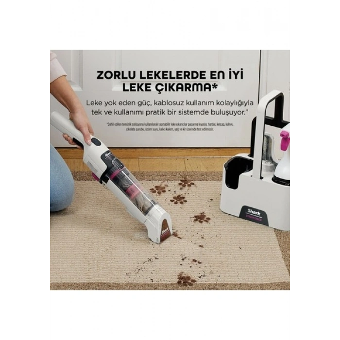 Shark stainforce Kablosuz Leke Çıkarma Makinesi