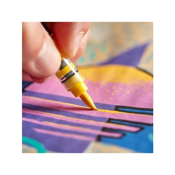 SHARPIE Akrilik Markör, Fırça uç, 12li Bls