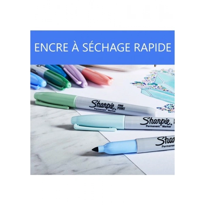 Sharpie Fine Permanent Markör, Mystic Gems, 12li Paket