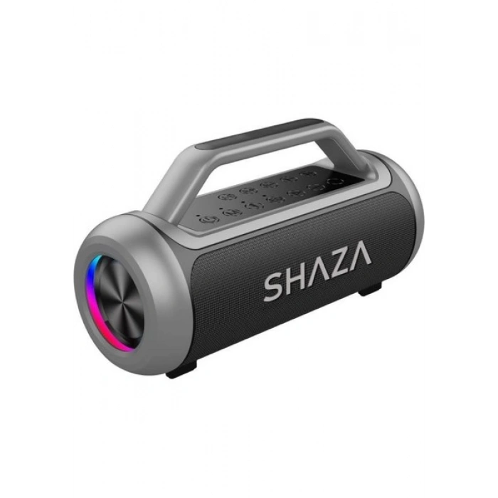 Shaza SS4503-GR Çift Mikrofon Dahili Dsp Rgb Ledli Bluetooth Hoparlör