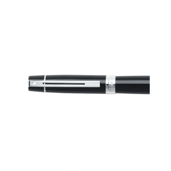 Sheaffer 9312-0 Sheaffer 300 Dolma Kalem, Medium Uç Parlak Siyah Lake Kaplama Kapak