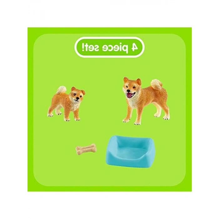 Shiba Inu Temalı 42479 Figürü, Çok Renkli Tasarım