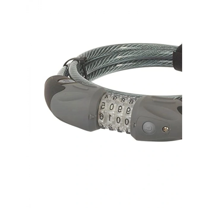 Şifreli Kablolu Bisiklet Kilidi - 1800mm Uzunluk ve 10mm Çap
