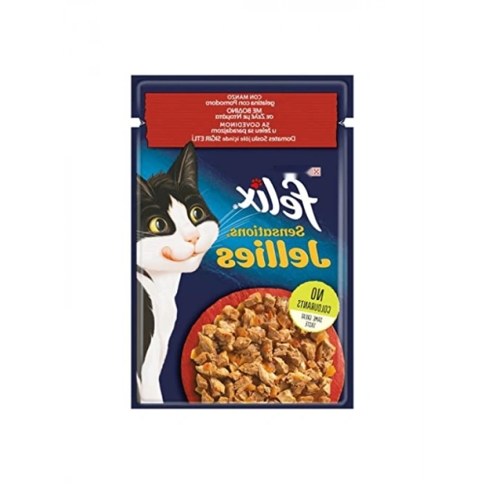 Sığır & Domatesli Yaş Kedi Maması - 26 x 85 gr