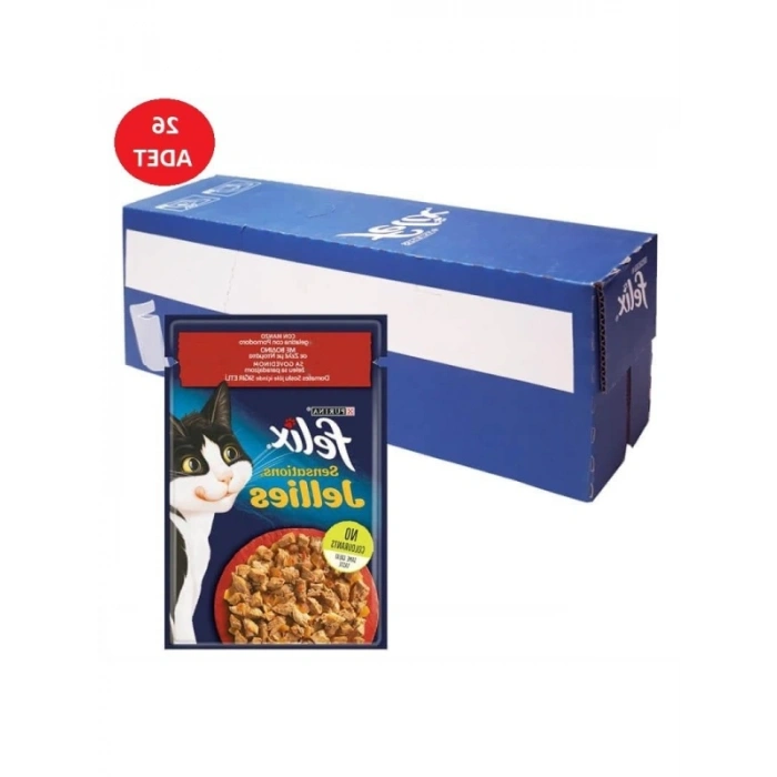 Sığır & Domatesli Yaş Kedi Maması - 26 x 85 gr