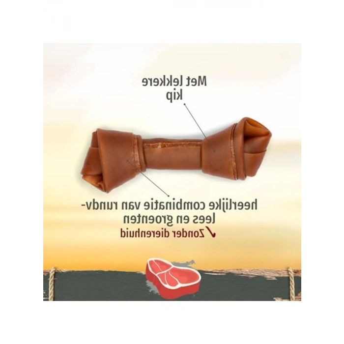 Sığır Etli Düğüm Kemik, 2li Paket, 158gr