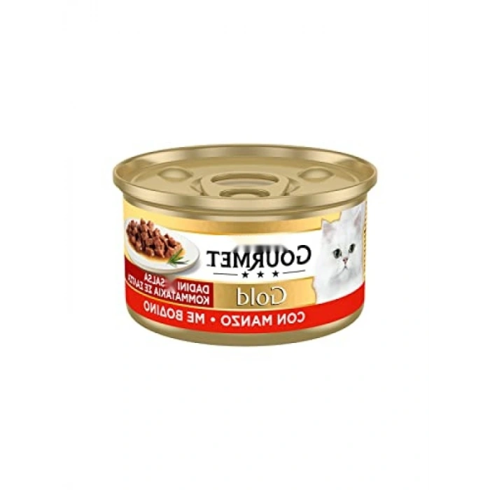 Sığır Etli Yaş Kedi Maması, 85 g (2 paket)