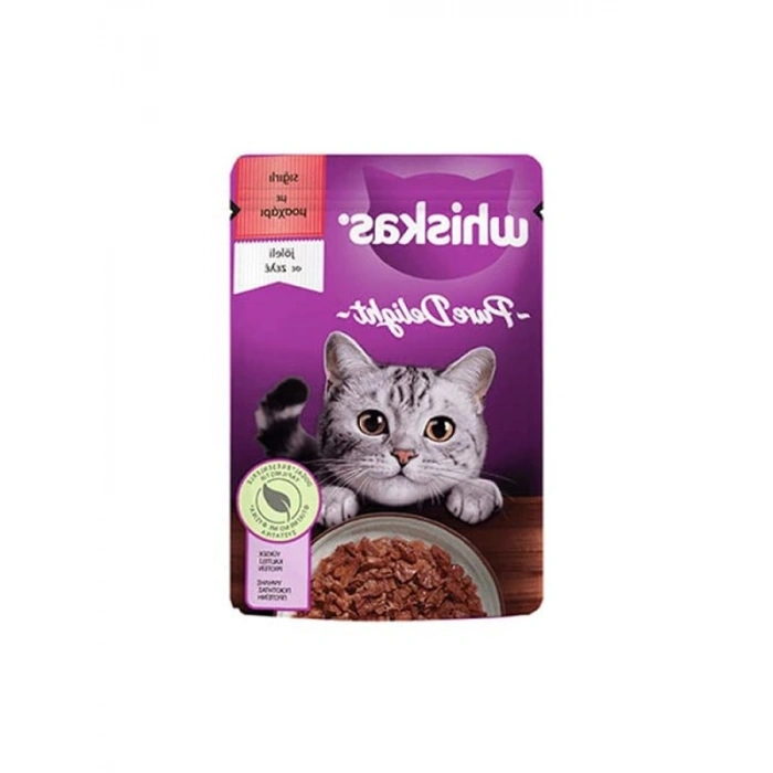 Sığır Etli Yetişkin Kedi Konservesi, Jöle İçinde 85g