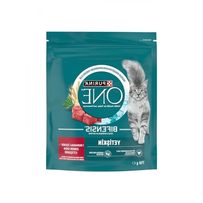 Sığır Etli Yetişkin Kuru Kedi Maması, 750 g Besin Değeri Yüksek