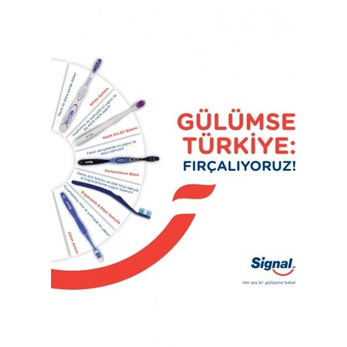 Signal Diş Fırçası Performance Black 2 Kat Yumuşak 31 GR 1+1
