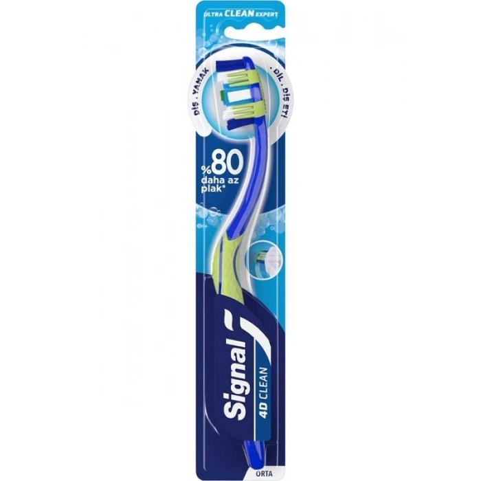 Signal Ultra Clean Expert 4d Clean Diş Fırçası Orta