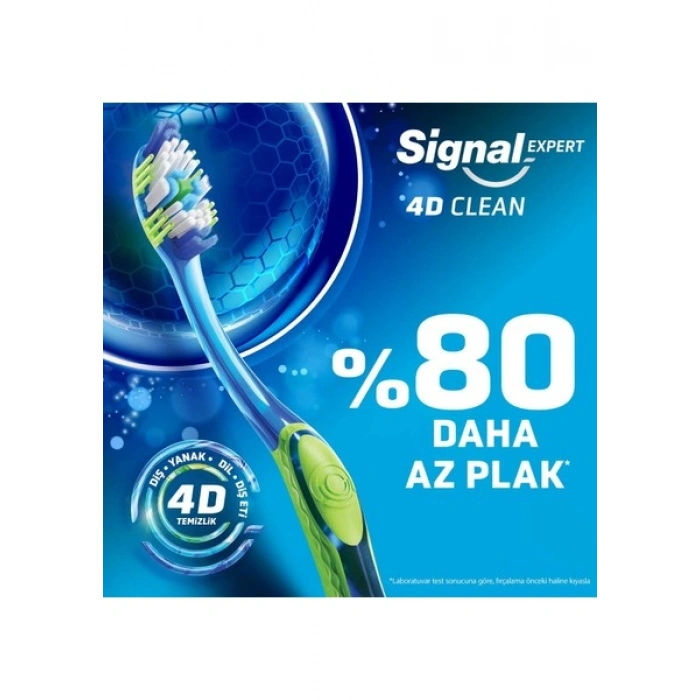 Signal Ultra Clean Expert 4d Clean Diş Fırçası Orta