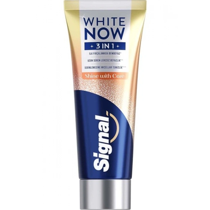 Signal White Now Diş Macunu 3 In 1 Shine With Care 75 ml